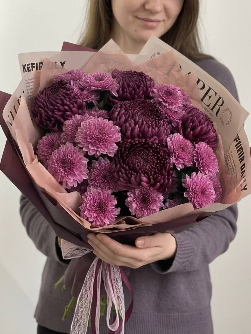 Авторский букет «Пурпурная симфония»